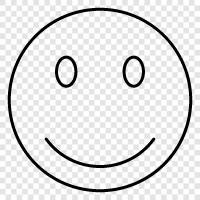 happy emoticon, smiley emoticon, joy emoticon, happiness emot icon svg