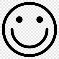 happy face, smile, winking, thumbs up icon svg