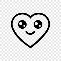 happy, love, happiness, smile icon svg