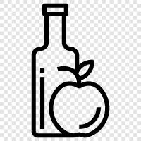 hard cider, apple cider, white cider, cider vinegar icon svg