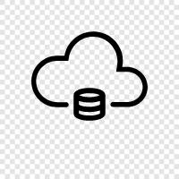 hard drive, SSD, solid state drive, cloud storage icon svg