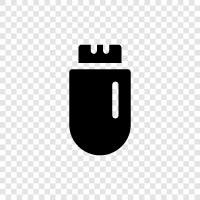 hard drive, usb, external, portable icon svg