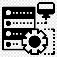 hardware, virtualization, networking, security icon svg