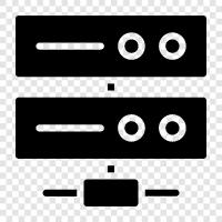 hardware, rack, data center, server icon svg