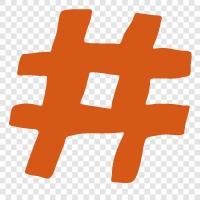 Hashtag Streamline Fun Stickers icon