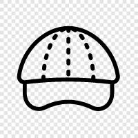 hat, beanie, baseball cap, snug fit stylish icon svg