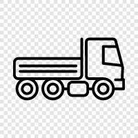 haulage, commercial, cargo, transportation icon svg