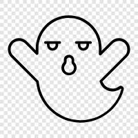 haunted, spooky, ghost stories, ghost pictures icon svg