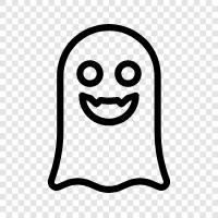 haunted, spooky, creepy, ghost stories icon svg