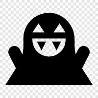 haunted, spooky, ghost stories, ghosts icon svg