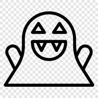 haunted, spirits, hauntings, ghost stories icon svg