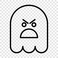 haunted, hauntings, ghost stories, ghost sightings icon svg