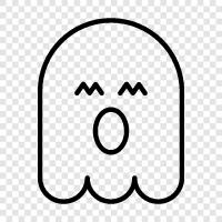 haunted, paranormal, ghost stories, ghost sightings icon svg