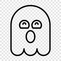 Haunted, Ghost Hunting, Ghost Stories, Ghost Hunting Equipment icon svg