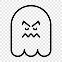 haunted, spooky, hauntings, ghost stories icon svg