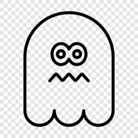 haunted, spooky, supernatural, hauntings icon svg