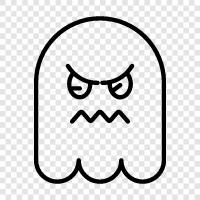 Haunted, Paranormal, Ghost Hunting, Ghost Stories icon svg