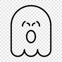 haunted, ghosts, spooky, creepy icon svg