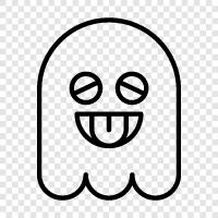 haunted, scary, spooky, haunting icon svg