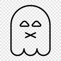 Haunted, Paranormal, Ghost Hunting, Ghost Stories icon svg