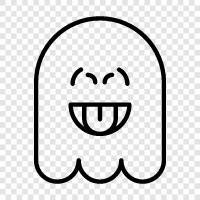 Haunted, Paranormal, Ghost stories, Ghost images icon svg