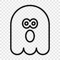 haunted, ghosts, paranormal, hauntings icon svg