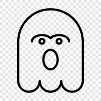 Haunted, Paranormal, Ghost Hunter, Ghost Stories icon svg