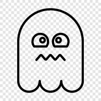 haunted, ghost story, scary, spooky icon svg