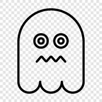 haunted, spirits, hauntings, ghost stories icon svg