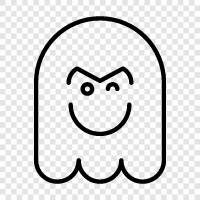 Haunted, Paranormal, Ghost Stories, Ghost Hunting icon svg