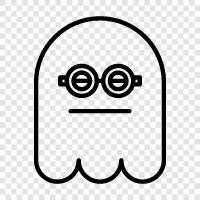 haunted, spooky, supernatural, ghost stories icon svg