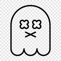 haunted, spooky, hauntings, apparitions icon svg