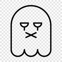 haunted, hauntings, ghost stories, ghost sightings icon svg