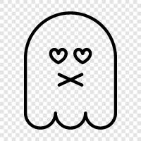 Haunted, Paranormal, Ghost Hunter, Ghost Stories icon svg