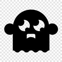 haunted houses, paranormal, ghost stories, ghost hunting icon svg