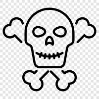 haunted skull, spooky skull, haunted house, haunted object icon svg