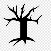 Haunted Tree, Creepy Tree, Ghost Tree, Dark Tree icon svg