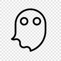 haunting, spirits, apparitions, hauntings icon svg