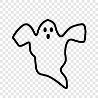 haunting, paranormal, ghost hunter, ghost stories icon svg