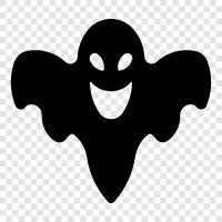 haunting, ghost, supernatural, poltergeist icon svg