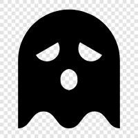 haunting, spook, haunt, specter icon svg