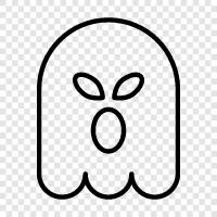 haunting, apparition, spook, poltergeist icon svg