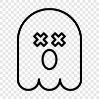 haunting, paranormal, ghost stories, haunted houses icon svg