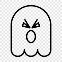 haunting, spirits, hauntings, apparitions icon svg