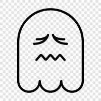 haunting, apparitions, ghosts, hauntings icon svg