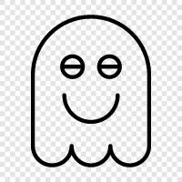 haunting, spooky, scary, ghost stories icon svg