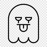 haunting, spooky, scary, ghost stories icon svg