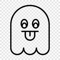 haunting, mystery, spooky, Ghost icon svg