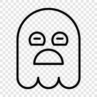 haunting, ghost stories, ghost videos, ghost photos icon svg