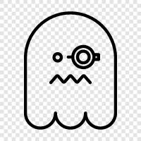 haunting, spirit, ghost, haunt icon svg